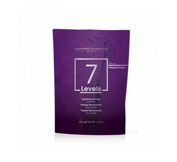 Обезпрашена, обезцветяваща супра за коса DCM 7 Levels Lightening Powder 500gr.